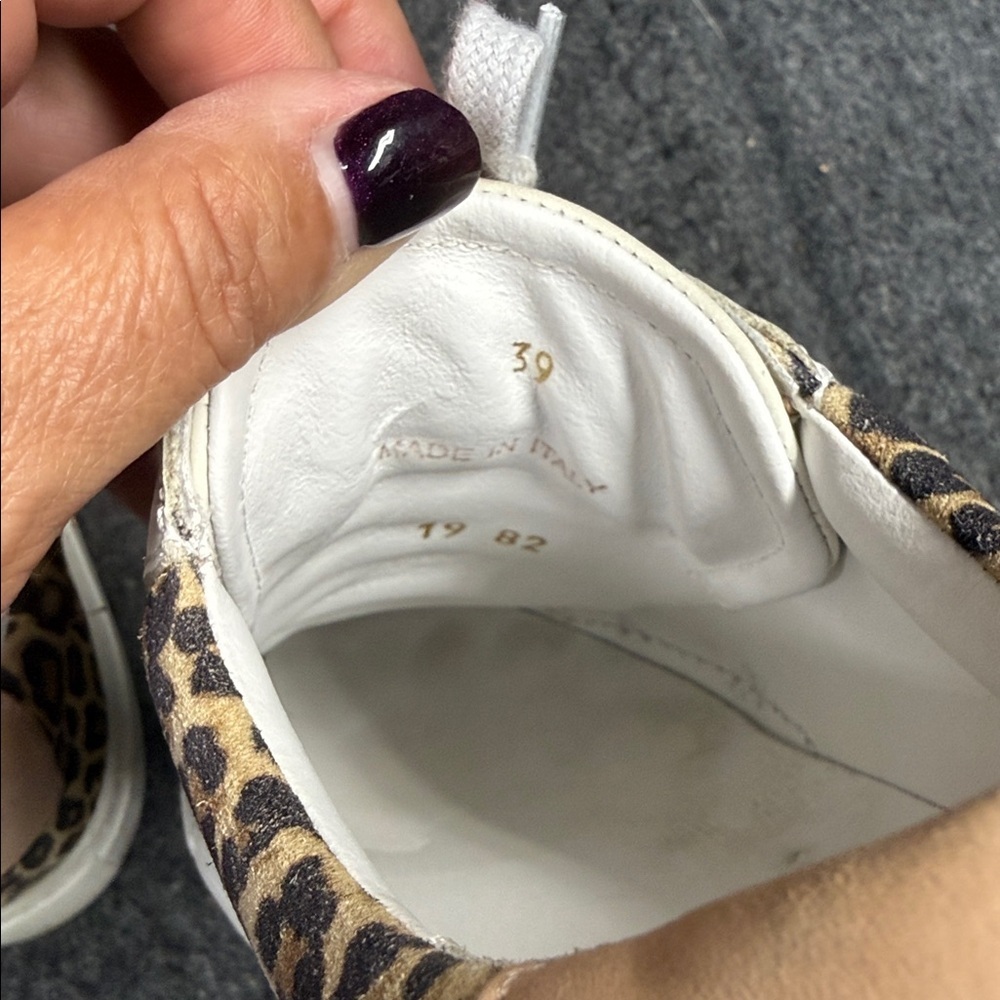Oliver Cabell Leopard Print Sneakers - Picture 9 of 10